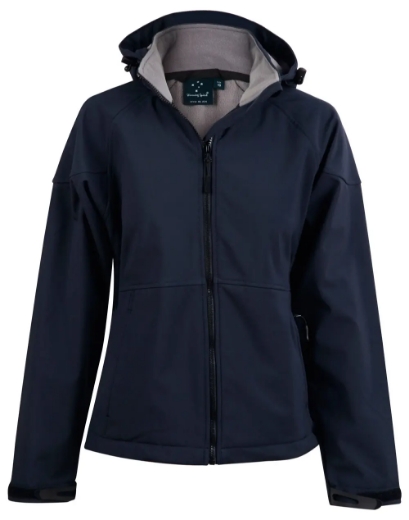 Picture of Winning Spirit, Ladies Softshell Full Zip Hoodie